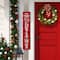 Glitzhome® 3.5ft. Lighted Dog Christmas Porch Sign with Timer